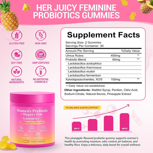 Her Juicy Feminine Probiotics Gummies.